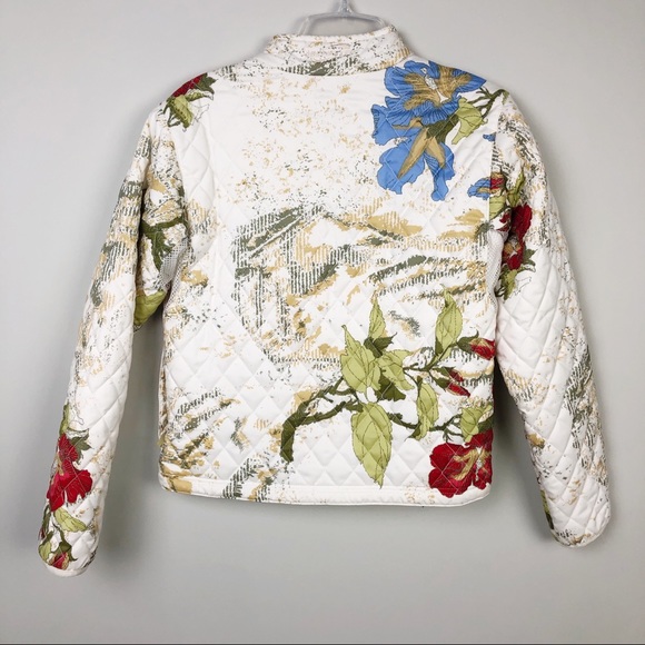 floral ski jacket